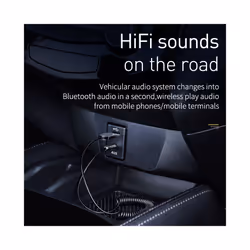 Aux Bluetooth Adapter Dongle Cable For Car 3.5mm Jack Aux Bluetooth 4.0 Receiver Speaker Audio Music Receiver - Red