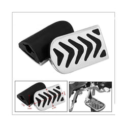 2x Motorcycle Foot Rest Pegs Wide Enlarged Motorcycle Floorboards for Rider