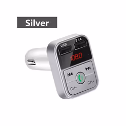 Bluetooth 5.0 FM Transmitter Car Wireless Adapter Mic Audio Receiver Auto MP3 Player 2.1A Dual USB Fast Car Charger Accessori ...