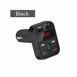 Bluetooth 5.0 FM Transmitter Car Wireless Adapter Mic Audio Receiver Auto MP3 Player 2.1A Dual USB Fast Car Charger Accessori ...