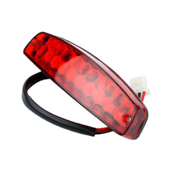 12V Motorcycle Tail Rear Light Lamp Taillight Motor Brake Stop Lights 3 Wire Lamp License Taillight
