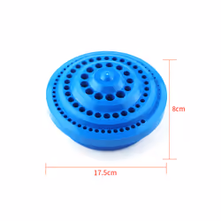 Hot 1pcs Round Shape Plastic Hard 100pcs 1-13mm Drill Bit Storage Case Stand Blue Hole Bore Plastic Organizer Container - bul ...