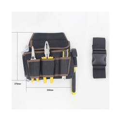 Retro Pouch Hardware Organizer Multipurpose Artificial Leather Portable Tool Bag Holder Waist Pack for Pliers Wrench Woodworking - Option 6