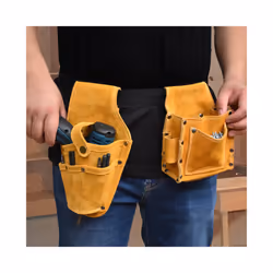 Retro Pouch Hardware Organizer Multipurpose Artificial Leather Portable Tool Bag Holder Waist Pack for Pliers Wrench Woodworking - Option 6