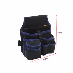 Retro Pouch Hardware Organizer Multipurpose Artificial Leather Portable Tool Bag Holder Waist Pack for Pliers Wrench Woodwork ...