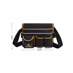 Retro Pouch Hardware Organizer Multipurpose Artificial Leather Portable Tool Bag Holder Waist Pack for Pliers Wrench Woodwork ...