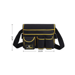 Retro Pouch Hardware Organizer Multipurpose Artificial Leather Portable Tool Bag Holder Waist Pack for Pliers Wrench Woodworking - Option 7