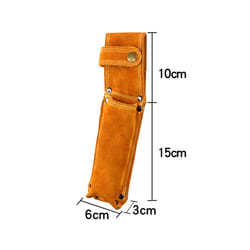 Retro Pouch Hardware Organizer Multipurpose Artificial Leather Portable Tool Bag Holder Waist Pack for Pliers Wrench Woodworking - Option 5