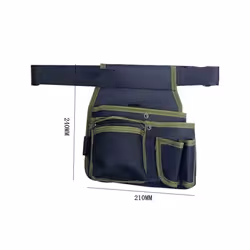 Retro Pouch Hardware Organizer Multipurpose Artificial Leather Portable Tool Bag Holder Waist Pack for Pliers Wrench Woodwork ...
