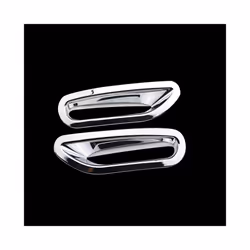 For Nissan Xtrail T32 2014-16 Accessories Front Rear Fog Light Cover Trim Tail Fog Lights Frame ABS Chrome Protector Car
