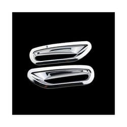 For Nissan Xtrail T32 2014-16 Accessories Front Rear Fog Light Cover Trim Tail Fog Lights Frame ABS Chrome Protector Car