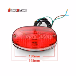 12V Motorbike Taillight Motorcycle Rear Tail Light Brake Light For Yamaha Drag Star 400 DS 400 DS400 For Kawasaki ZR250