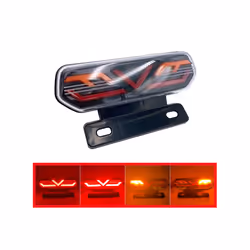 1Pc 12V Tail Light Motorcycle Rear LED Headlight Brake Turn Signal Electric Motorbike Taillights Motor Direction Blinker