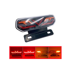 1Pc 12V Tail Light Motorcycle Rear LED Headlight Brake Turn Signal Electric Motorbike Taillights Motor Direction Blinker