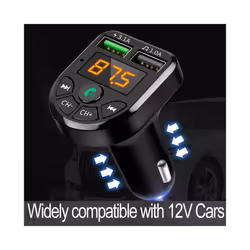 Bluetooth 5.0 MP3 Player Wireless Audio Receiver Dual USB 3.1A Fast Charger Car Electronics Car MP3 Player