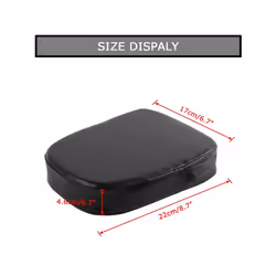 Motorcycle Leather Rear Backrest Cushion Universal Sissy Luggage Rack Passenger Pad Suitable For Honda Yamaha Suzuki Harley