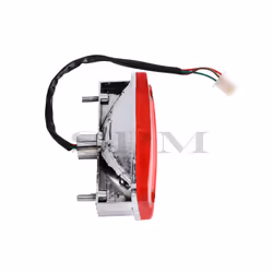 12V 3 Pin Tail Brake Light Bulb for 50cc 70Cc 90cc 110cc 125cc 150cc 150cc Moped Scooter ATV Quad Dirt Pit Bike Motorcycle