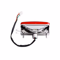 12V 3 Pin Tail Brake Light Bulb for 50cc 70Cc 90cc 110cc 125cc 150cc 150cc Moped Scooter ATV Quad Dirt Pit Bike Motorcycle