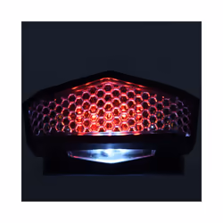 Motorcycle Rear Fender Tail Light Dirt Bike 12 to 15V LED Taillight Brake Stop  For Off-Road Dirt Bike
