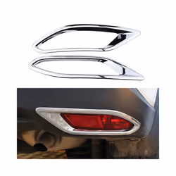 Car Rear Fog Light Lamp Cover Sticker Trim for Honda Vezel HRV HR-V 2014 - 2020 2Pcs ABS Chrome Accessories
