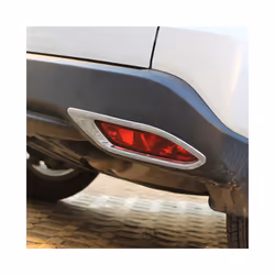 Car Rear Fog Light Lamp Cover Sticker Trim for Honda Vezel HRV HR-V 2014 - 2020 2Pcs ABS Chrome Accessories