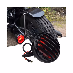 Universal 12V Motorcycle Tail Light Motorbike Modified Rear Tail Signal Lamp Brake Stop Red Indicator For Harley Cruiser