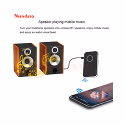Wireless Bluetooth-Compatible 4.1 Audio Receiver Car Bluetooth-Compatible Wireless Audio Stereo Music Home Car Receiver