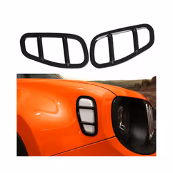 2xSide Lamp Cover ABS Plastic Car Exterior Side Lamps Protector Panel Cover Accessories Fit For Jeep For Renegade 2015-2019