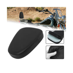 Motorcycle Black Synthetic Passengers Sissy Bar Backrest Cushion Pad Universal For Harley For Honda For Yamaha For Suzuki