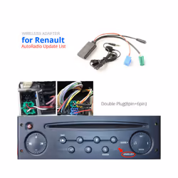 Car Bluetooth-Compatible Adapter Cable AUX IN Wireless Bluetooth-Compatible Module Audio Cable Adapter for Renault Megane