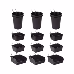 Tools Storage Arrange System Kit for Organizing Small Bits Wallpeg Garage Storage System 12 Pack Assortment Organizer Accessory
