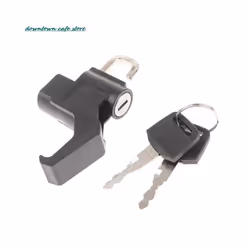 High quality Motorcycle Universal Helmet Lock Handlebar 22-26mm Anti-theft Security Motorbike