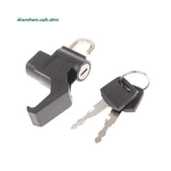 High quality Motorcycle Universal Helmet Lock Handlebar 22-26mm Anti-theft Security Motorbike