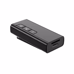 Car Bluetooth Receiver Wireless Hands Free Calling Adapter Audio Converter with Digital Display TF Card