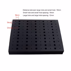 110 Holes Router Bit Tray Storage Holder for 1/4'' 1/2'' Shank Milling Cutters new