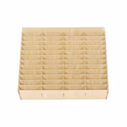 48 Grid Wooden Desktop Storage Box Stable Synthetic Wood Multi Cell Phone Rack Display Widely Used