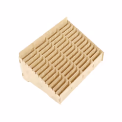 48 Grid Wooden Desktop Storage Box Stable Synthetic Wood Multi Cell Phone Rack Display Widely Used