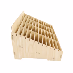 48 Grid Wooden Desktop Storage Box Stable Synthetic Wood Multi Cell Phone Rack Display Widely Used