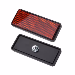 1Pc ATV Rear Reflector Motorcycle Bike Scooter Quad Red Rectangle Reflective Plate Warning Reflector
