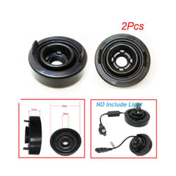 2pcs Car Headlight Dust Cover Cap 80MM HID LED Headlight Dust Cover Sealing Cap Soft Rubber Headlight Waterproof Dustproof