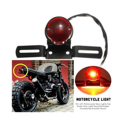 New 12V Halogen Moto Rear Lights Motorcycle Tail Brake Stop Light Cafe Racer For Chopper Bobber Motorbike Accessories