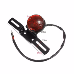New 12V Halogen Moto Rear Lights Motorcycle Tail Brake Stop Light Cafe Racer For Chopper Bobber Motorbike Accessories