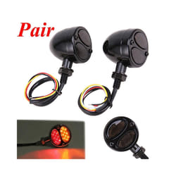 2Pcs/set Universal Motorcycles Dual Color Turn Signal/Brake Lights Signal Lamp