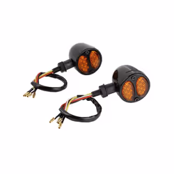 2Pcs/set Universal Motorcycles Dual Color Turn Signal/Brake Lights Signal Lamp