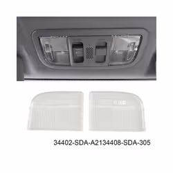 2PCS Car Roof Map Light Lens Interior Dome Light Clear Cover Cap Car Lights Shell For Honda For Civic 34402-SDA-A21