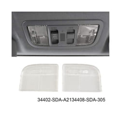 2PCS Car Roof Map Light Lens Interior Dome Light Clear Cover Cap Car Lights Shell For Honda For Civic 34402-SDA-A21