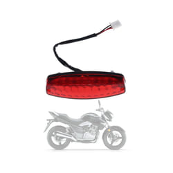 Motorcycle Light Stop Tail Light 12V Red Rear Lamp Brake Taillgiht for ATV Off-road Motorcycle Taillight Red N84F