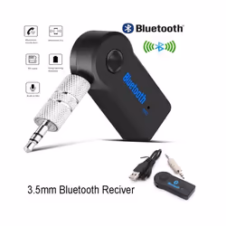 Wireless Bluetooth Car Adapter 3.5mm AUX Audio Stereo Music Home Receiver Microphone Receiver Consumer Electronics Accessorie ...