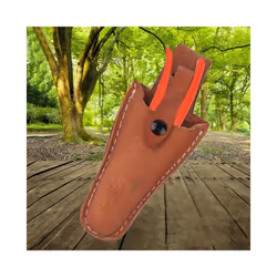 Gardening Scissors Bag Pruning Scissor Case Leather Sheath Portable Holster Cowhide Pruner Tool Bag For Pliers Pruning Shears