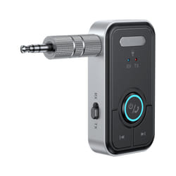 Bluetooth 5.3 Car AUX Audio Adapter Receiver Transmitter AUX Wireless Audio Adapter 3.5mm Jack for Car Earphones TV Speakers
